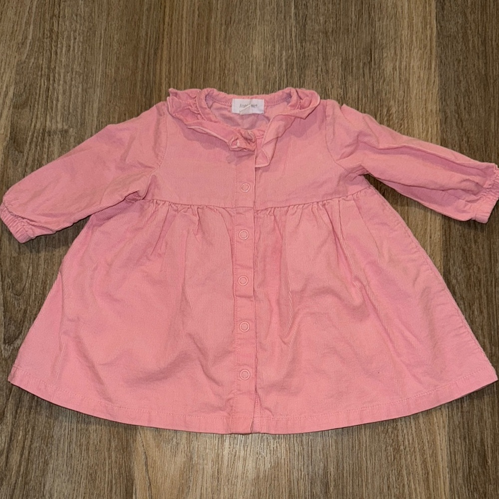 Angel Dear Pink Corduroy Dress